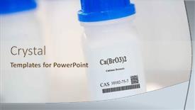  Presentation with calcium - Slide set enhanced with ca-bro3-2-calcium-bromate background and a sky blue colored foreground