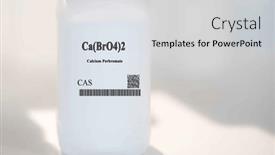  Presentation with calcium - Slides featuring ca-bro4-2-calcium-perbromate background and a light gray colored foreground