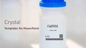  Presentation with calcium - PPT theme enhanced with ca-io2-2-calcium-iodite background and a sky blue colored foreground