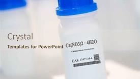  Presentation with calcium - Presentation theme with ca-no3-2-calcium-nitrate background and a sky blue colored foreground