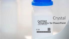  Presentation with calcium - Theme with ca-vo4-2-calcium-orthovanadate background and a sky blue colored foreground