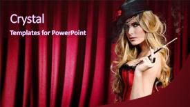  Presentation with sexy - Amazing slides having cabaret - portrait of a sexy beautiful backdrop and a wine colored foreground