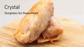  Presentation with cabbage - Cool new PPT layouts with cabbage rolls filled with ground backdrop and a lemonade colored foreground