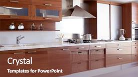  Presentation with kitchen cabinet - Amazing presentation theme having cabinet - red wood kitchen white kitchen backdrop and a tawny brown colored foreground