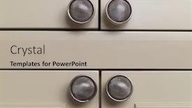  Presentation with cabinet - Cool new slide deck with cabinet detail backdrop and a light gray colored foreground