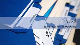  Presentation with cabinet - Colorful slide set enhanced with cabinet full of business folder backdrop and a  colored foreground