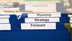  Presentation with full page business - Amazing PPT theme having cabinet full of business folder backdrop and a  colored foreground