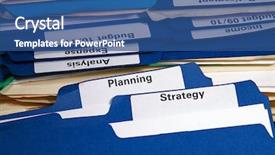  Presentation with full page business services - Audience pleasing slide set consisting of cabinet full of business folder backdrop and a  colored foreground