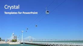  Presentation with cable - Amazing presentation having cable ferry in expo 98 backdrop and a teal colored foreground