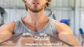  Presentation with strength - Audience pleasing slide deck consisting of cable standing fly on tower backdrop and a coral colored foreground