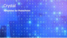  Presentation with airplane night sky cloud - PPT theme consisting of cable structure - server rack against sky background and a cobalt blue colored foreground