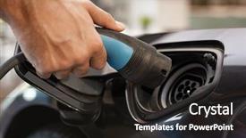  Presentation with electri - Colorful presentation enhanced with cable supply for charging electri backdrop and a dark gray colored foreground