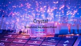  Presentation with high tech technology - Amazing slide set having cable with high tech technology backdrop and a light blue colored foreground