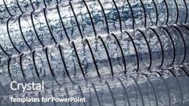  Presentation with pvc - PPT layouts consisting of cables manufacturing - transparent coiled pvc tube detail background and a gray colored foreground