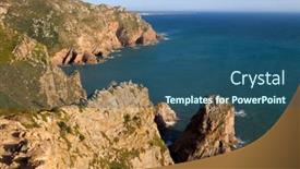  Presentation with europe - Beautiful slides featuring cabo-da-roca-the-wester backdrop and a ocean colored foreground