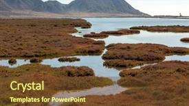  Presentation with free america roadmap to las vegas - Slide deck featuring cabo de gata almeria andalusia background and a  colored foreground