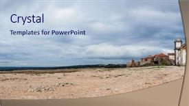  Presentation with church - Theme consisting of cabo or pedra mua sanctuary background and a lemonade colored foreground