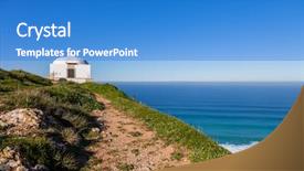  Presentation with memory - Colorful theme enhanced with cabo or pedra mua sanctuary backdrop and a teal colored foreground