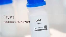  Presentation with calcium - PPT theme featuring cabr2-calcium-bromide-cas-7789 background and a sky blue colored foreground