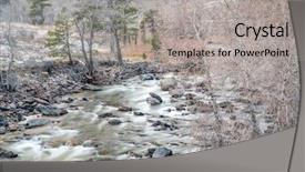  Presentation with spring water - Amazing presentation having caccing - dusk over poudre river backdrop and a light gray colored foreground