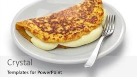  Presentation with pancake - Slide deck with cachapa-venezuelan-corn-pancake background and a light gray colored foreground