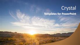  Presentation with california - Slides featuring cactus-fields-in-mexico-baja background and a ocean colored foreground