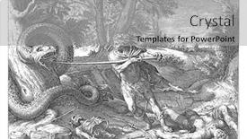  Presentation with engraving - Beautiful PPT theme featuring cadmus-wondered-where-their-buddies backdrop and a light gray colored foreground