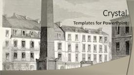  Presentation with murder - Amazing theme having caen old view france site of murder in a jewelry created by gaildrau after bouet published on l'illustration journal universel paris 1858 backdrop and a soft green colored foreground