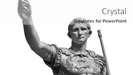  Presentation with rome - Slide deck enhanced with caesar augustus the first emperor background and a white colored foreground