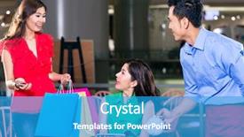  Presentation with coffee shop - Theme enhanced with caf - fashionable young woman carrying shopping background and a teal colored foreground