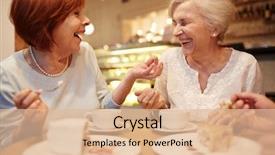  Presentation with dessert - Colorful slides enhanced with cafe - fun by dessert backdrop and a lemonade colored foreground