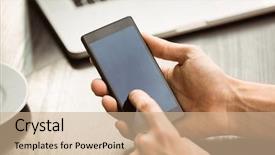  Presentation with canteen - Beautiful presentation theme featuring cafe at the university backdrop and a coral colored foreground