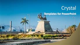  Presentation with cairo - Amazing presentation theme having caikro-egypt-jan-31-2020 backdrop and a teal colored foreground