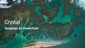  Presentation with brazil - Beautiful slide set featuring cairns - top view of porto de backdrop and a ocean colored foreground