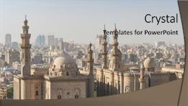  Presentation with cairo - Amazing presentation theme having cairo egypt - mosque-madrassa backdrop and a lemonade colored foreground