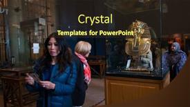  Presentation with egypt museum - Presentation theme having cairo-egypt-02-january-2016 background and a tawny brown colored foreground