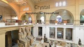  Presentation with egypt museum - Amazing presentation theme having cairo-egypt-02-january-2016 backdrop and a coral colored foreground