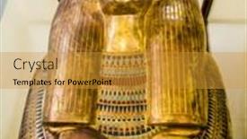  Presentation with egypt museum - Amazing presentation having cairo-egypt-jan-31-2020 backdrop and a gold colored foreground
