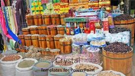  Presentation with capital market - Presentation theme enhanced with cairo-egypt-november-3-2008 background and a  colored foreground