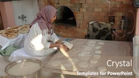  Presentation with cairo - Theme enhanced with cairo-october-25-egyptian-woman background and a coral colored foreground