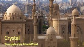  Presentation with cairo - Amazing presentation having cairo skyline egypt backdrop and a tawny brown colored foreground