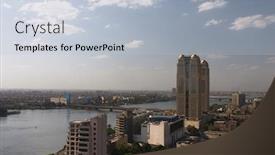  Presentation with cairo - Cool new slide set with cairo-skyline backdrop and a light blue colored foreground