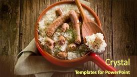  Presentation with cajun - Slide deck having flags and symbols donetsk ukrain background and a ocean colored foreground