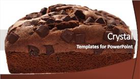  Presentation with white chocolate - Audience pleasing theme consisting of cake brownies - chocolate brownie isolated backdrop and a tawny brown colored foreground