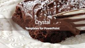  Presentation with sprinkles - Presentation theme enhanced with winner holding gold medal for sport and national flag of canada background and a coral colored foreground