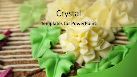  Presentation with food truck cake ice cream - Audience pleasing slide deck consisting of cake famous throughout the world backdrop and a  colored foreground