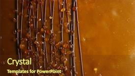  Presentation with dessert waffle ice cream and cake - Audience pleasing PPT theme consisting of cake famous throughout the world backdrop and a  colored foreground