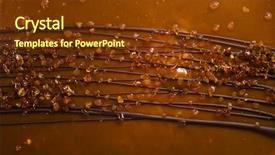  Presentation with cake - Cool new slide deck with cake famous throughout the world backdrop and a  colored foreground