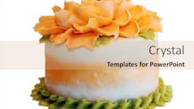  Presentation with birthday cake - Amazing PPT layouts having cake-fresh-birthday-cake-isolated backdrop and a coral colored foreground