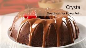  Presentation with bunsi tree - Amazing presentation theme having cake with snow ball tree backdrop and a  colored foreground